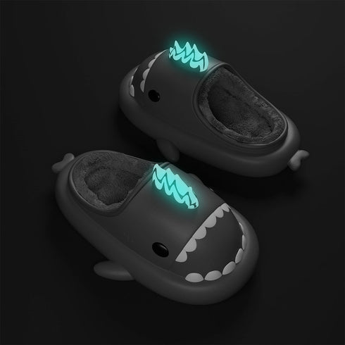 Sharkicks Basic - Hiver, Chaussons Requins Kaiju Nucléaire, Talon Ouvert